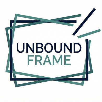 언바운드 프레임 로고